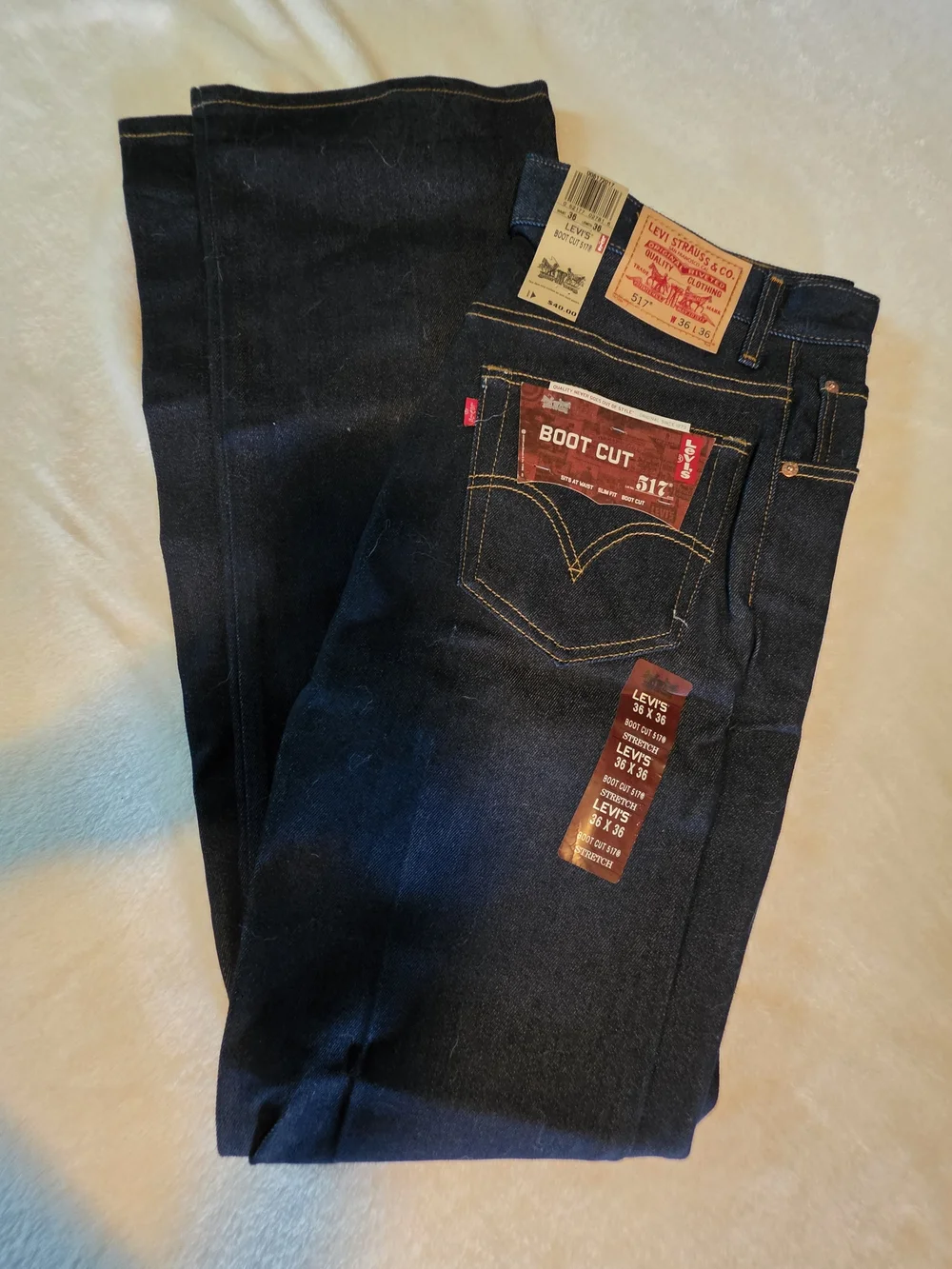 Levi's Men's Bootcut Jeans - Dark Blue Indigo